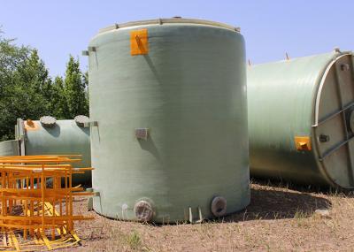 Easy Installation Round FRP Septic Tank Industrial For Chemical Production Line
