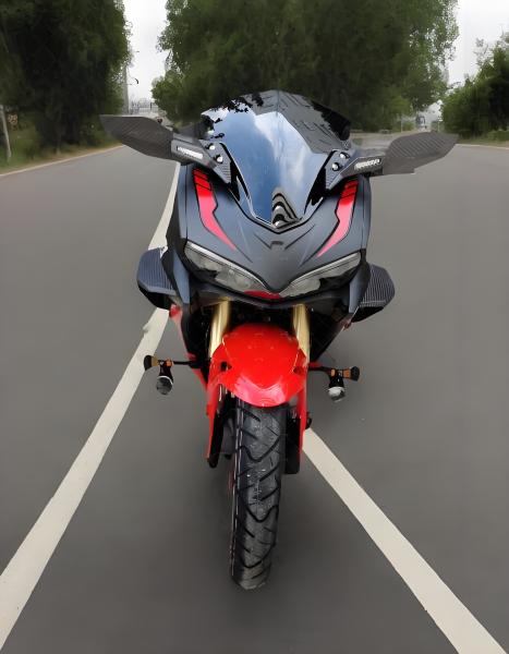 Motor de gasolina de 400cc Streetbike para adultos Enduro Racing Sportbike com Chain Drive