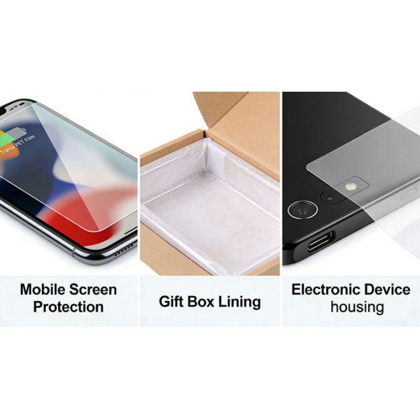 Translucent Heat Resistant Scratch Resistance PET Film for Membrane Switches and Industrial Control Panels