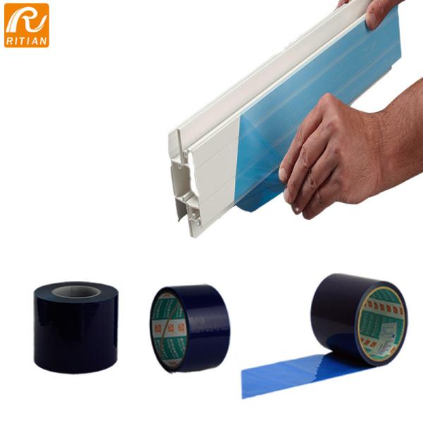 0.08mm Pe Sheet Metal Protective Film Aluminum Profile Weather Proof With Printing