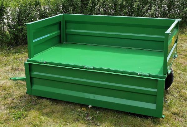 4WCART- 4Wheel 17cubic. Utility Cart Trailers ;ATV Garden Trailer;  Farm Trailer For Atv