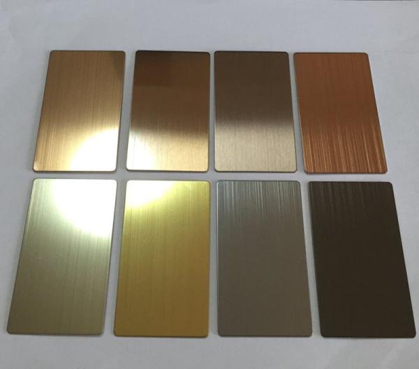 sus304 No.4 stainless steel sheet pvc coating size 1219*2438mm