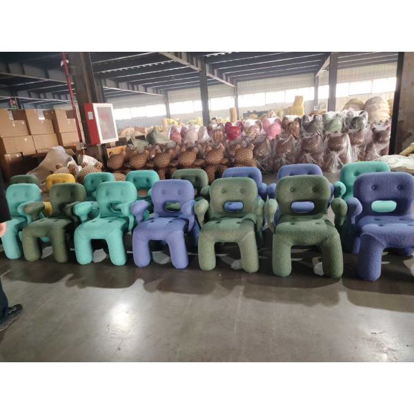 Customized Simple Modern Single-Person Lounge Chair Comfortable Fabric Accent Armchair for Apartment Dining Portable Salon Sofa