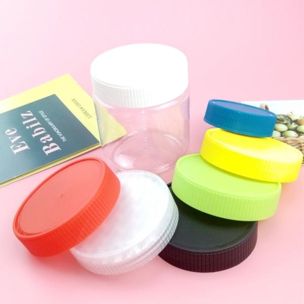 Wide Mouth Round 250ml Airtight Plastic Food Jars Straight Sided