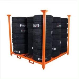 Powder Coating QF-stack Racking for Convenient Customized Steel Foldable Tire