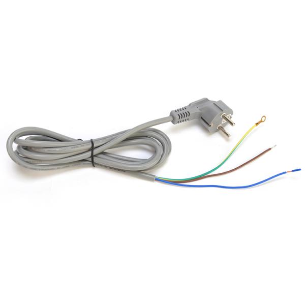 Cable Specification H05VV-F/H05RN-F 3x0.75-1.5MM2 VDE Standard Power Cable Grey or Customized for AC Computer Power Cord