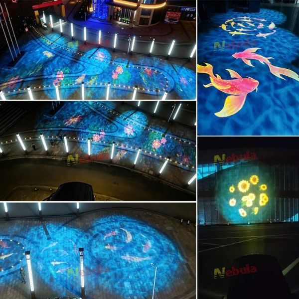 300W LED Water Effect Gobo Projection Light IP65