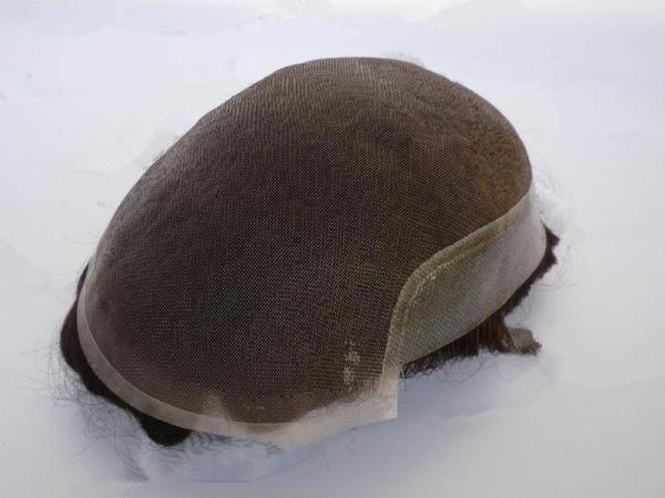 Système capillaire personnalisé de taille, méthode de fixation adhésive, toupet pour homme