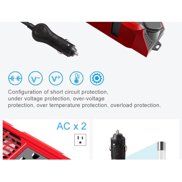 Mini Inverter Multifunctional Car Inverter 200W Car Van Power Inverter Car Power Converter