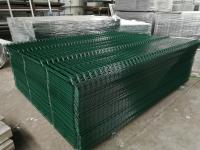 1.2x3.0m Pvc revestido vedação curva de metal 3d V curvatura para aeroporto