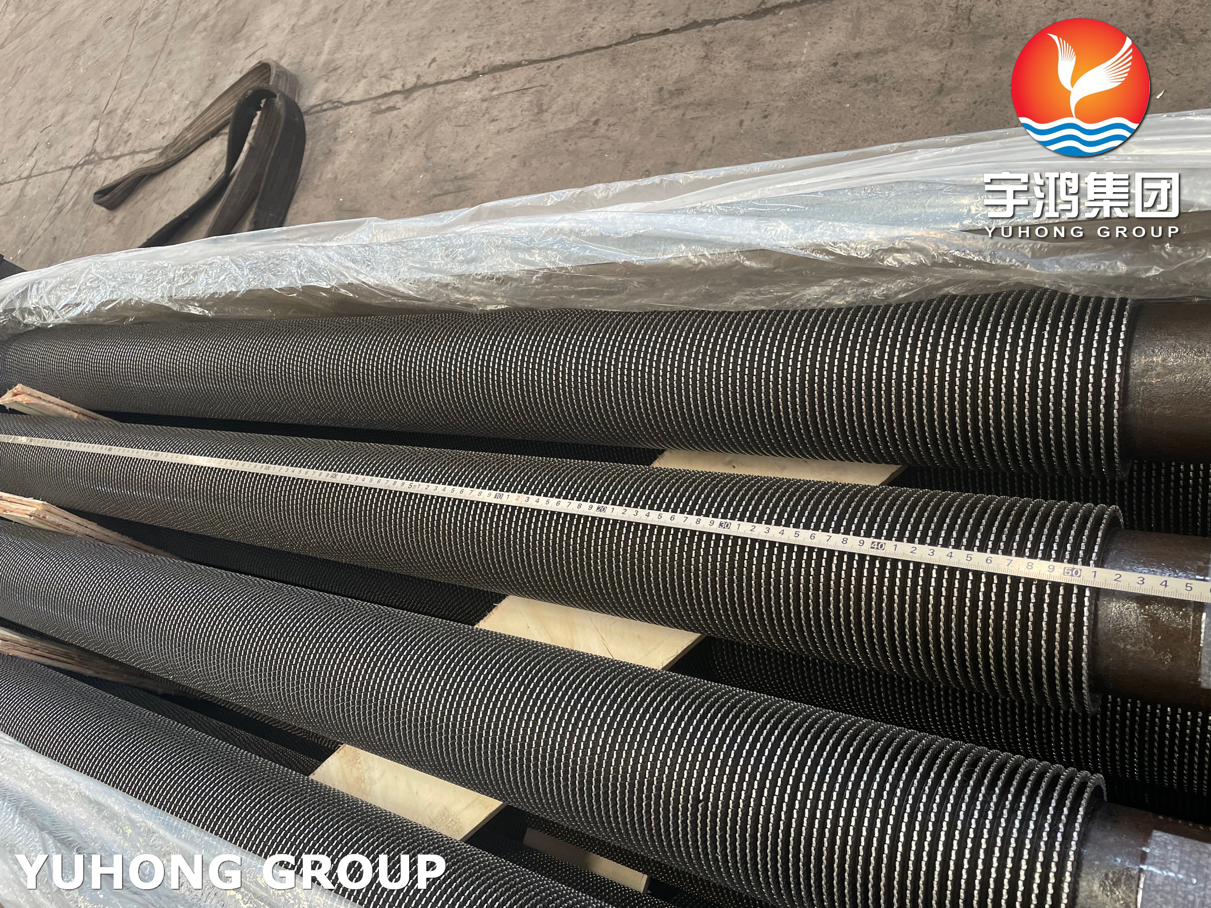 ASTM A335 P9 Serrated Fin Tube For Fired Heater And Boiler Reheater