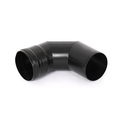 Único material do aço carbono da chaminé do fogão da pelota da parede um projeto de 90 graus