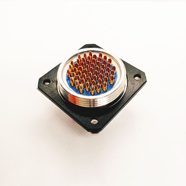 Y27A Series Y27A-2455ZJ4B1M Square Flange-mounted Rubber-sealed Socket Connector 