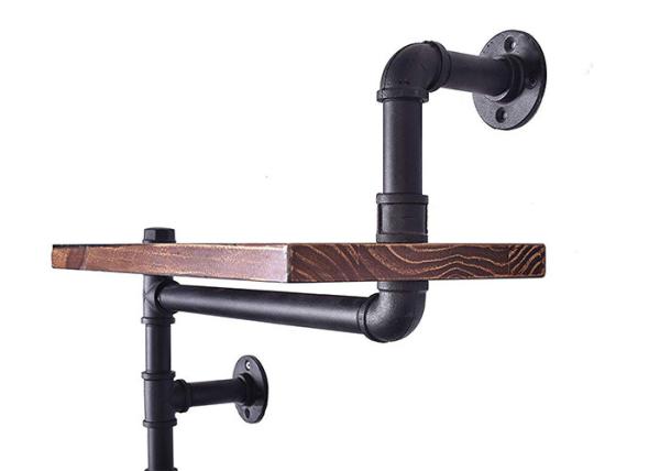 Diy Casting Industrial Pipe Shelving , 1/2 Malleable Iron Flange Coating Black