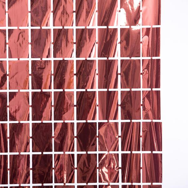Watermelon Square Foil Curtain 200cm 300cm Foil Fringe Curtain Square