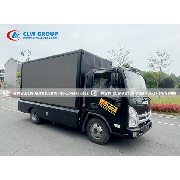 Foton Aumark Euro III Outdoor Mobile LED Advertising Billboard Truck with Performance Stage