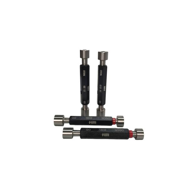 Precision Plain Plug Gauge GO and NOGO Set for Hole Size Inspection