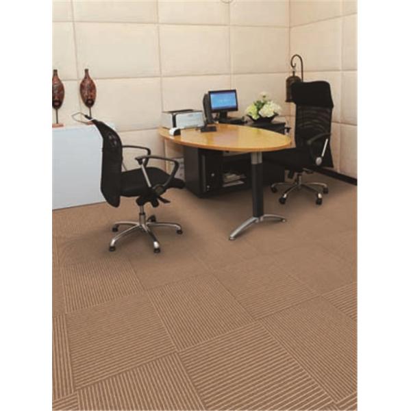 Floor Carpet Design Squares / Residential Modular Carpet For Project
