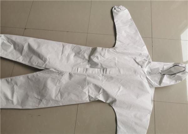 White Colour M L Xl Safety Disposable Protective Coverall Non Woven Protective Suits