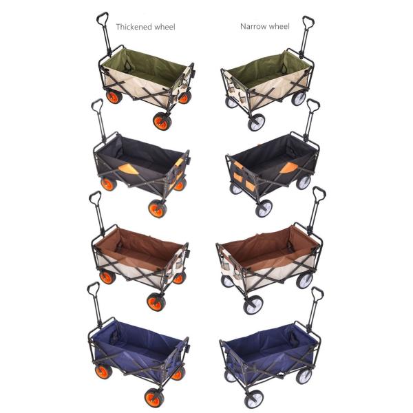 Collapsible Outdoor Garden Park Utility Wagon for Kids and Beach Load Capacity 50kg