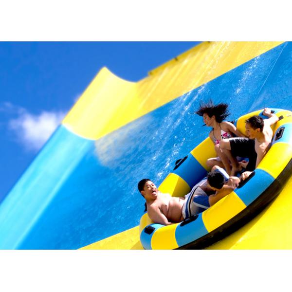 Outdoor Adult Water Slide , Tornado Water Slide Fiberglass Steel Pipe