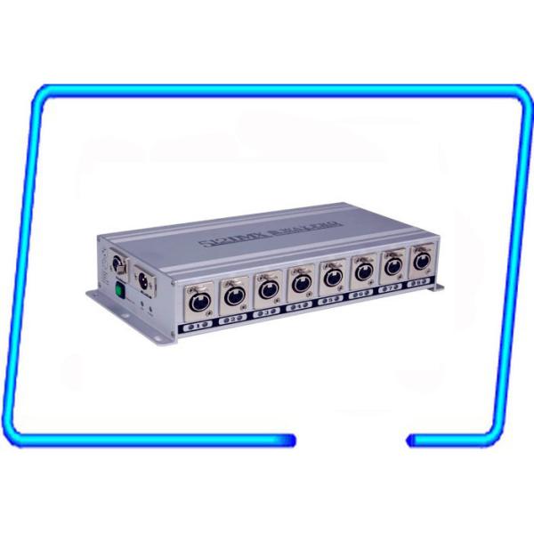 Emparede el divisor óptico del universal DMX 512 aumentables DMX, disco y aporree 8 maneras ópticamente aisladas