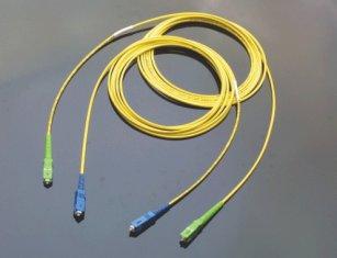 Perte de retour optique de DB de la corde de correction de fibre de SM de Sc ≥45, perte par insertion du DB ≤0.3
