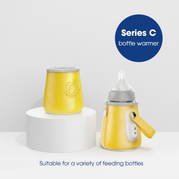 PVC portatif BPA de réchauffeur de bouteille de voyage d'USB de lait maternel libre pour l'alimentation de nuit