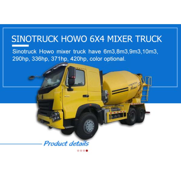 Used Concrete Mixing Mobile HOWO Transport Cement Mixer Truck Customized Request