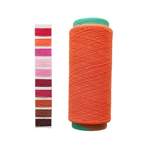 NE 16s NE 12s Jaune/Orange/Rouge Fil de polycoton de couleur vive Fil pour tissage de tissu de rideau