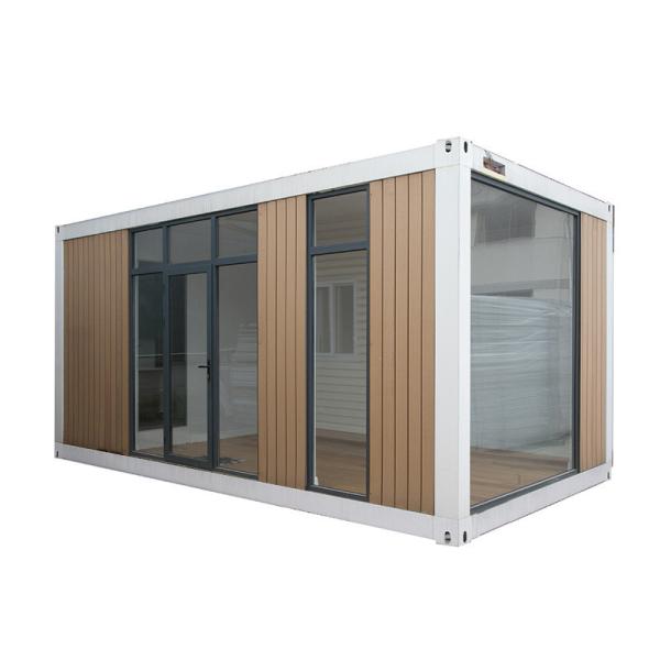 BOX SPACE 2 andares Container de embarque de 40 pés Casa com garagem Luxo Modular Container de embarque Casa 2 Camas Design