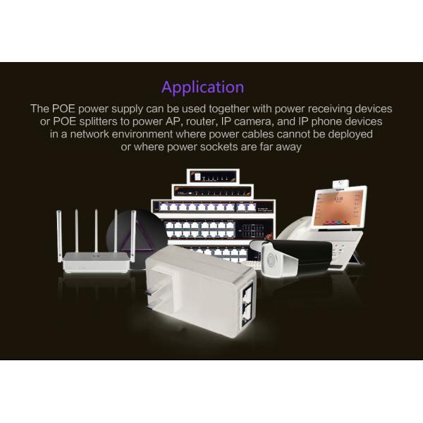 переходник AC 24V 0.5A POE/инжектор 12W 15W 48V с соединителем 1xRJ45