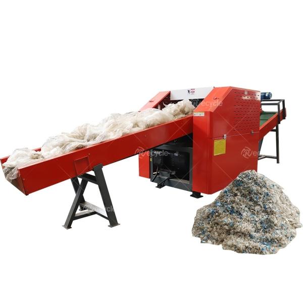 Best Solution Plastic Film Waste Paper Clothes Fishing Net Cotton Rope Cutting Machine Fiber Cutter