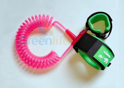 Luminous Stretchable Toddler Safety Harness Custom OEM Shinning Rose Red