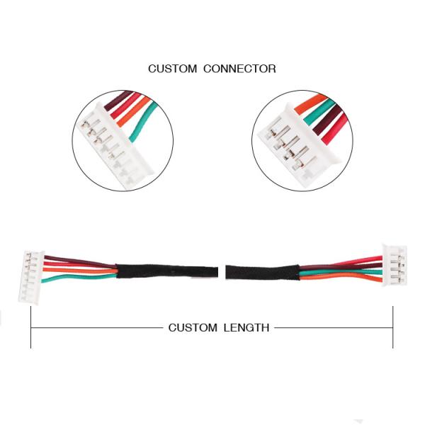 Cabo Jst Phr-8 do luminoso de Jasper Lake LVDS a PHR-5 N5100 26AWG