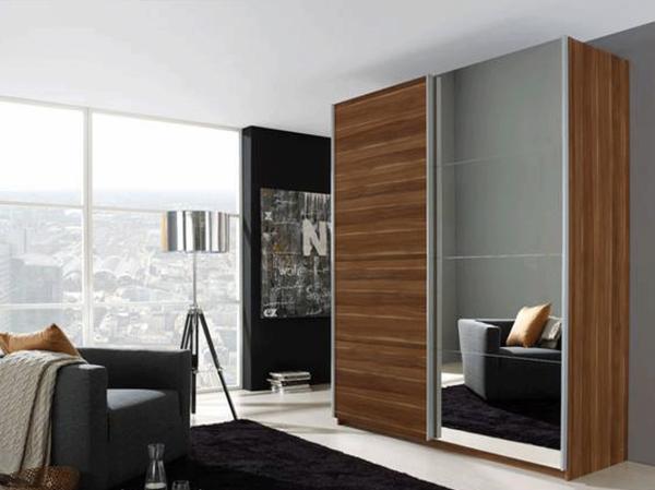 Mirror door wardrobe
