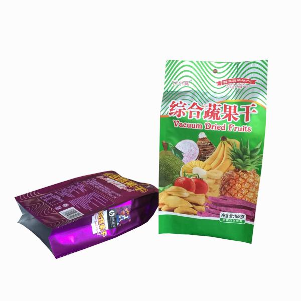 Wholesale Custom Logo Plastic Vacuum Snack Mango Dried Fruit Package Pouch Dry Food Packaging Bag
