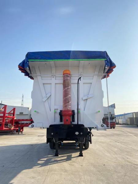 Jost Kingpin Customized 3 Axle 60tons Trailer Dump Truck With Fuwa/BPW Axle