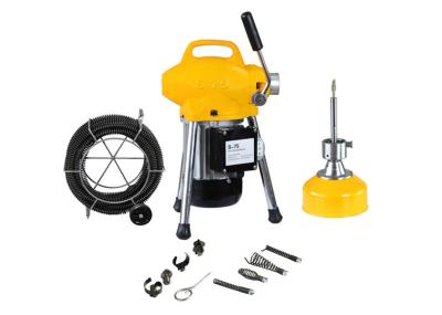 Max 4 Inch Pipe Electric Drain Cleaning Machine 30 M For Household And Construction Site