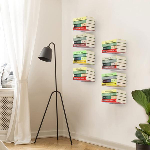 Триугольный бракетный книжный организатор для установки на стену, стола и хранения книг