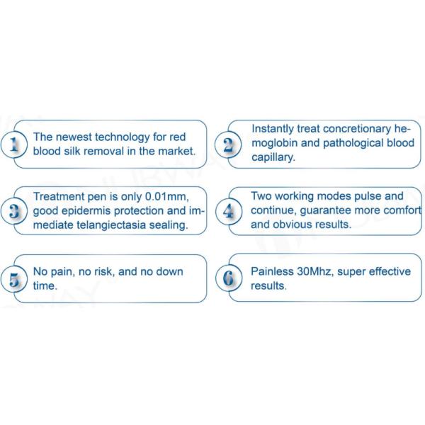 most effective spider vein removal device /vascular removal machine/ Facial Vein Clearance high frequency