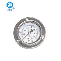 Diâmetro 63mm YTN-100HZT do calibre de pressão do gás de SUS316 160Mpa Digitas com borda