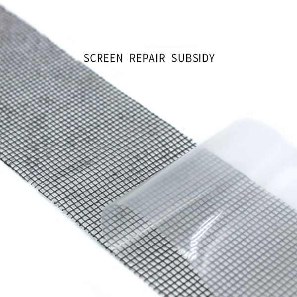 Acrylic Self-Adhesive Repair Patch for Window and Screen Door Insect Proof Single Sided PE Material Hot Melt Masking