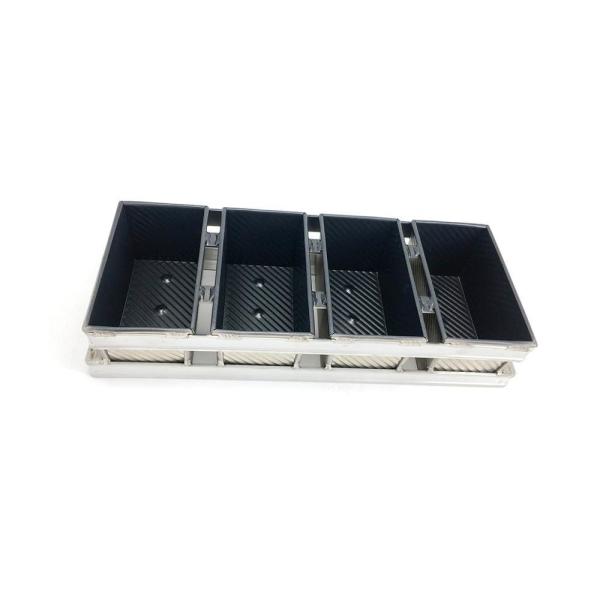                  Rk Bakeware China Manufacturer-6 Strap Glazed Aluminized Steel Bread Loaf Pan/Sandwich Loaf Pan/Jumbo Loaf Pan             