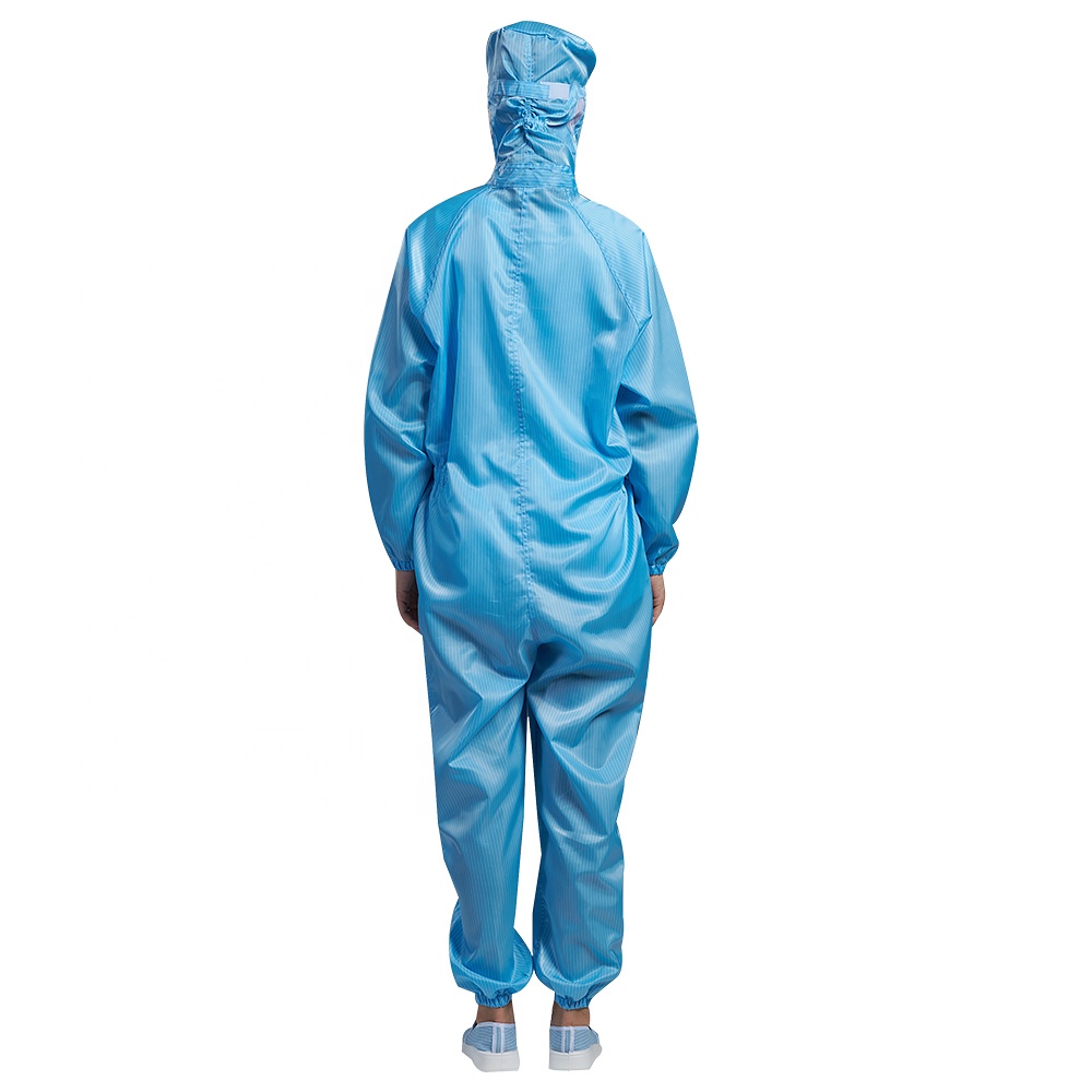 Комбинезон ESD Breathable анти- статических одежд пылезащитный Unisex с молнией