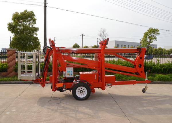 16M Trailer Mounted Boom Lift Hydraulic Towable With 14M Platform Height KD-P16