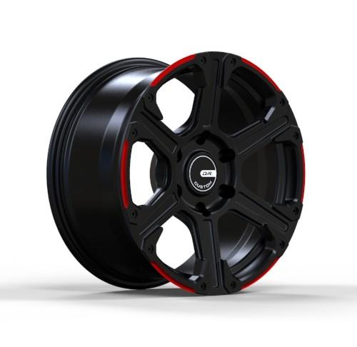 Uma parte 5x112 Lamborghini roda o preto de alumínio do brilho 24 bordas da polegada