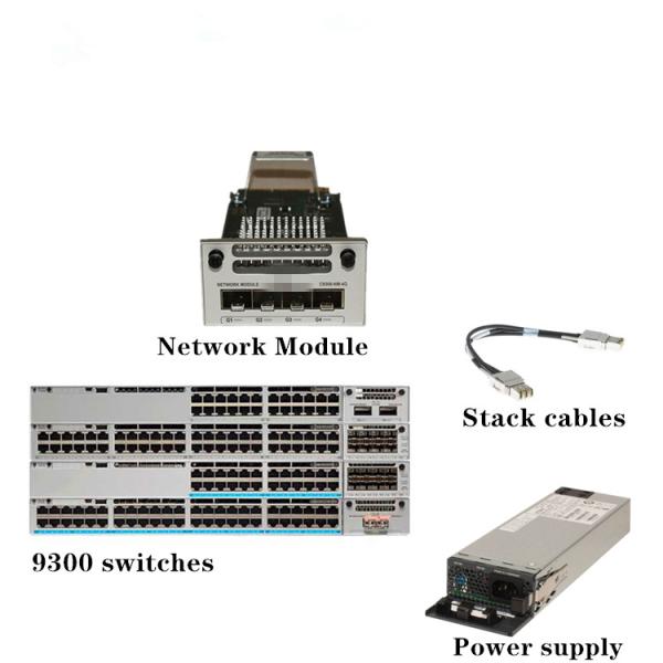 1000 Switch Capacity Catalyst 9300 24-Port Network Switch for Accessary Connectivity