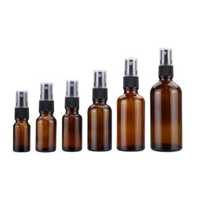 30ml 50ml 100ml Amber Glass Spray Bottles para a garrafa do pulverizador da névoa dos óleos essenciais