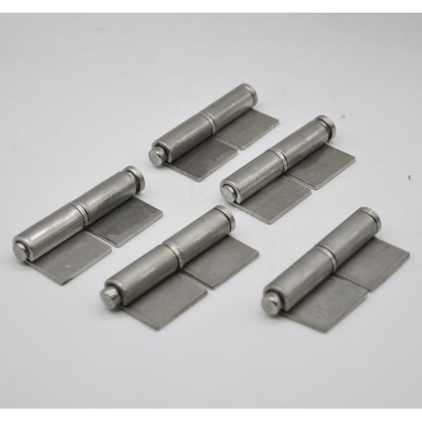 Stainless steel weld on hinge SBH2312 for steel gate, material SS304, size:46X23X1.5mm, 54X27X2.0mm